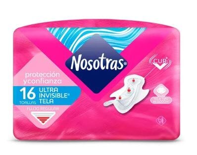 Nosotras Ultra Invisible x 16 toallas Familia S.A.